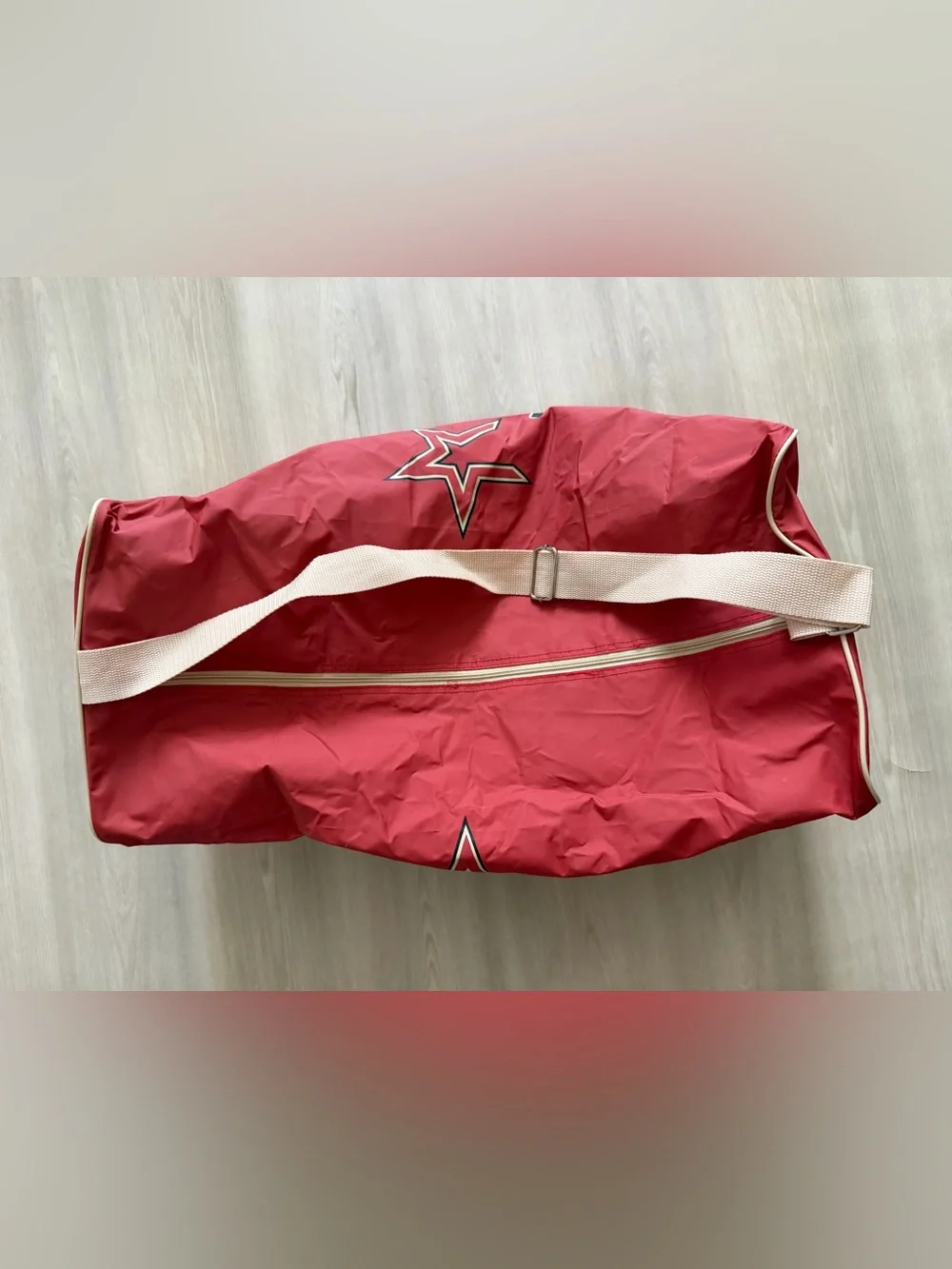 Vintage Houston Astros x Krogers Nylon Zipper Duffle Bag - Gym Bag